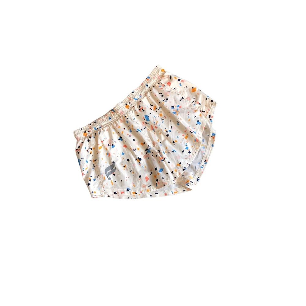 Fabletics White Multicolored Patterned Running Sh… - image 3